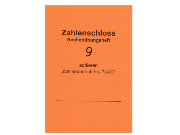 Rechenübungsheft Addieren bis 1000