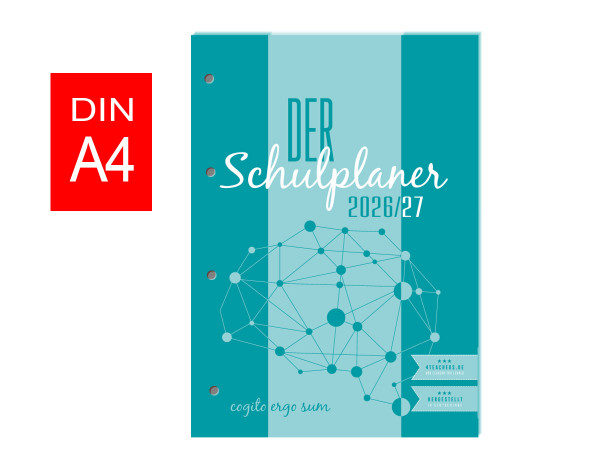 A4 Lehrerkalender 2026/27 (Loseblattsammlung, 4-fach gelocht)